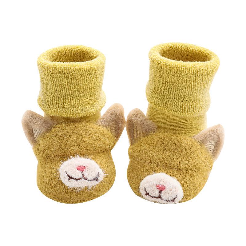 Autumn Winter Thick Baby Non-slip Cartoon Socks for Newborns