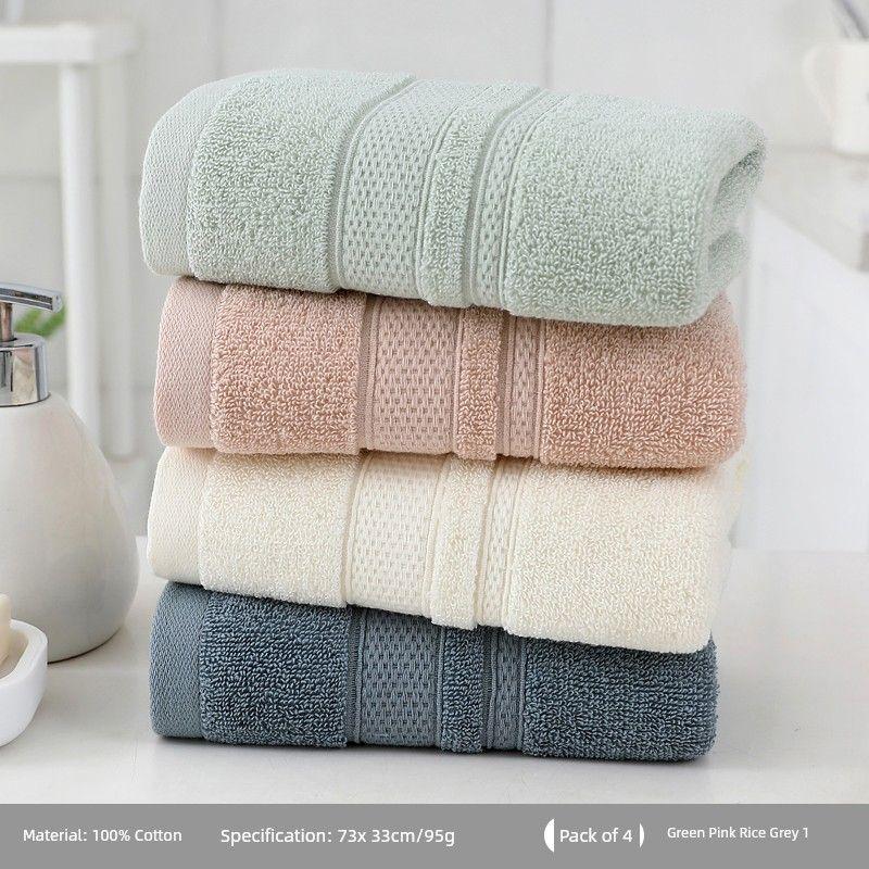 Water-Absorbing Bath Soft Comfortable Quick-Drying Pure Cotton Towel