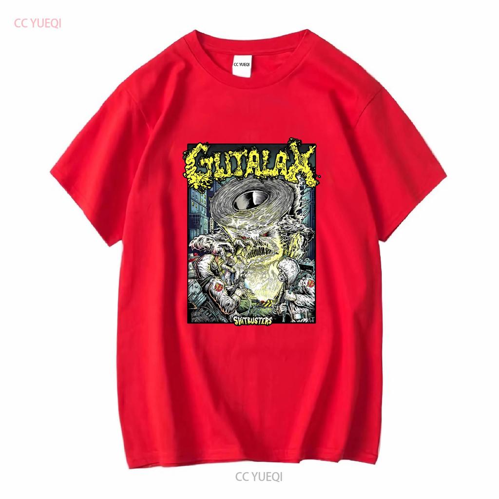 Gutalax Shitbusters Concert Tour 2024 Black All Size T Shirt TT162 vintage Washed Versatile streetwear homme