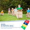 4 Pcs Jumping Bag Interactive Game Prop Large Kids Toy Sack Race Bags Canvas Carnival