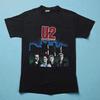 Vintage Jaren 80 U2 Unforgettable Fire T-shirt Enkele Steek Ronde Hals Band T-shirt