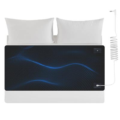 Grounding Mat for Bed, 27"x76" (King) - PU Leather Pad for Sleep, Pain & Stress Relief, Includes Grounding Cord