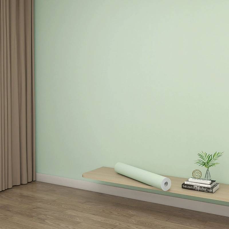 Matte Solid Color Design Dormitory Bedroom Decoration Self Adhesive Wallpaper