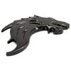 Wolf Wolf Car 3D Emblem Sticker Metal Left Right Easy