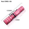 LED Mini Torch Flashlight Q5 Portable Flashlights Adjustable Zoom 3 Modes Waterproof For Outdoor Camping Adventure Lights
