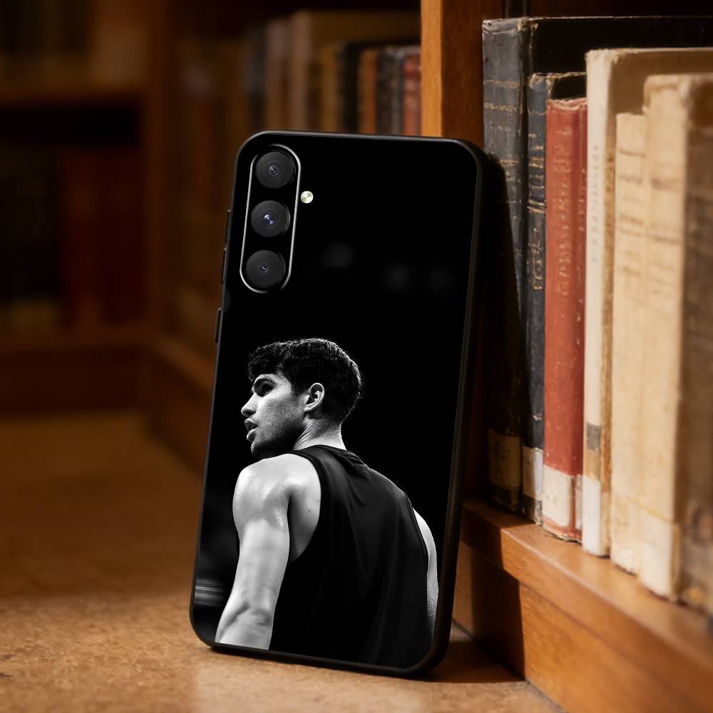 

C-Carlos A-Alcaraz Phone Case For Samsung S26,S25,S24,S23,S22,S21,Plus,Fe,Lite,Others Black Cover Samsung S26