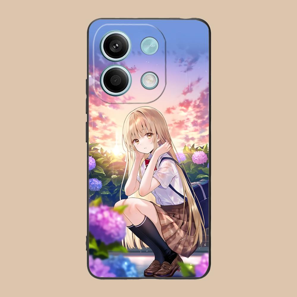 Angel Mahiru Shina Phone Case for Xiaomi 15 14 13 12 Mi 11 T Ultra Lite Pro S X 5G Soft TPU Shockproof Cover
