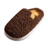 Unisex Couple Warm Fleece Lined Home Slippers Fashionable Casual Plush Closed Toe Open Heel Slippers Women Slippers Memory Foam