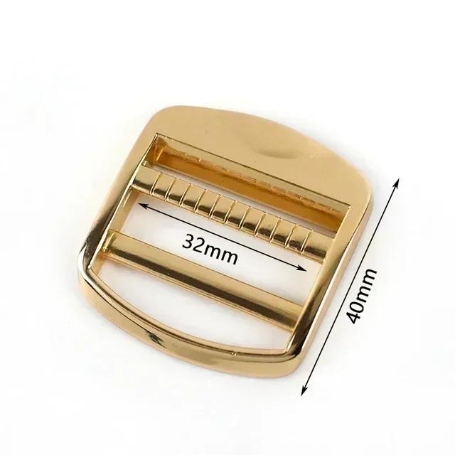 2/4/10Pcs Meetee 19/25/32/38mm Metal Adjustable Buckle Bag Straps Tri-Glide Clasp Webbing Connect Slider Buckles DIY Accessories