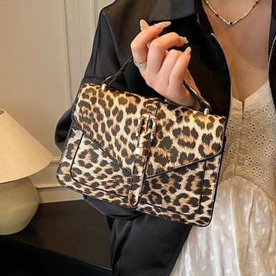 Λεοπάρ καλοκαιρινή νέα εξατομικευμένη μόδα ξένη ευέλικτη τσάντα messenger γυναικεία για δουλειά casual απλή τσάντα ώμου