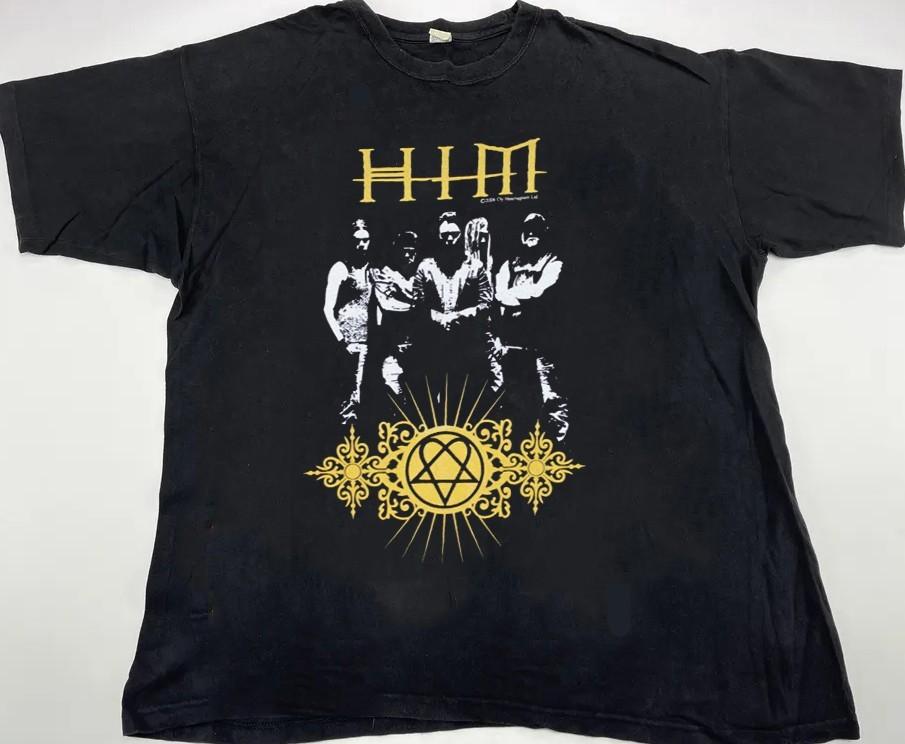 HIM Band 100% cotton black short sleeve S-5XL QT6930 XXXL