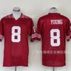 San Francisco 49ers Retro Football Jersey Embroidered Mens Womens Sports Uniform 80 87 21 Number