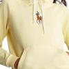 Polo Ralph Lauren FW24 Big Pony Logo Embroidered Fleece Hoodie Women hoodies Yellow WMPOKNIN6820251-700