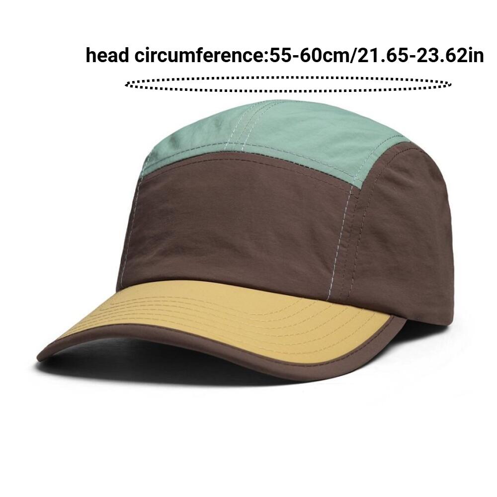 5 Panel Baseball Cap for Men Women, Quick-Dry Fabric, Ideal for Outdoor Running, Cycling & Daily Casual Fashion Hat