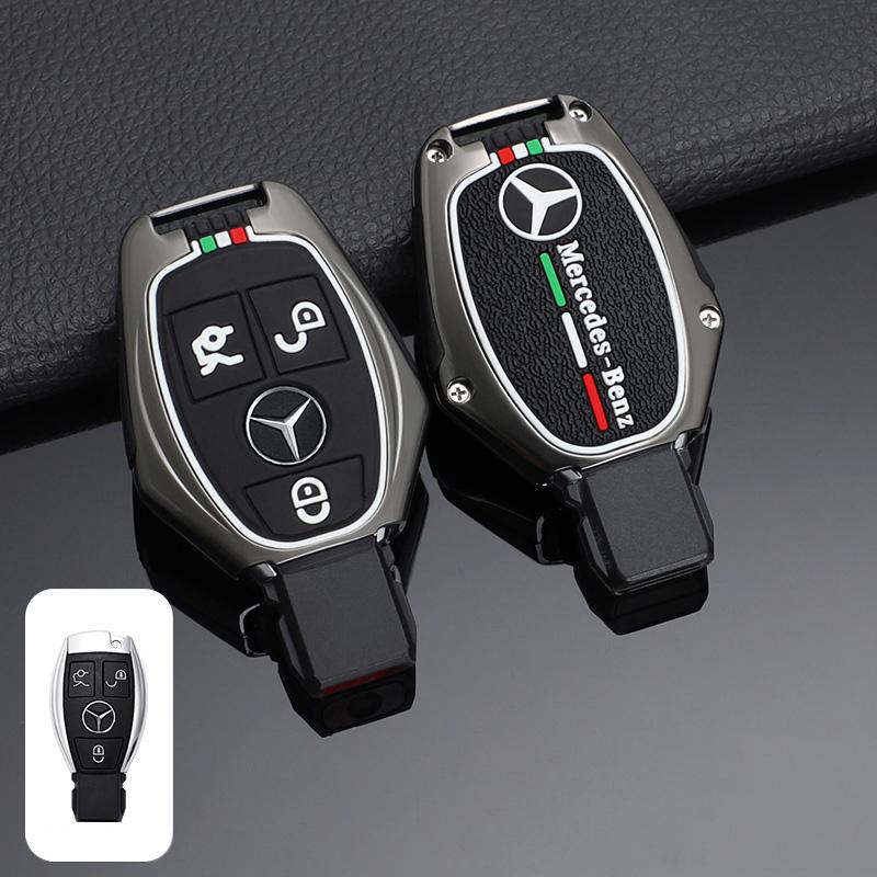 GLC GLB Zinc Alloy Car Key Case Cover Shell Fob Holder For Mercedes Benz A B C S Class AMG GLA CLA GLC W176 W221 W204 W205 Acce
