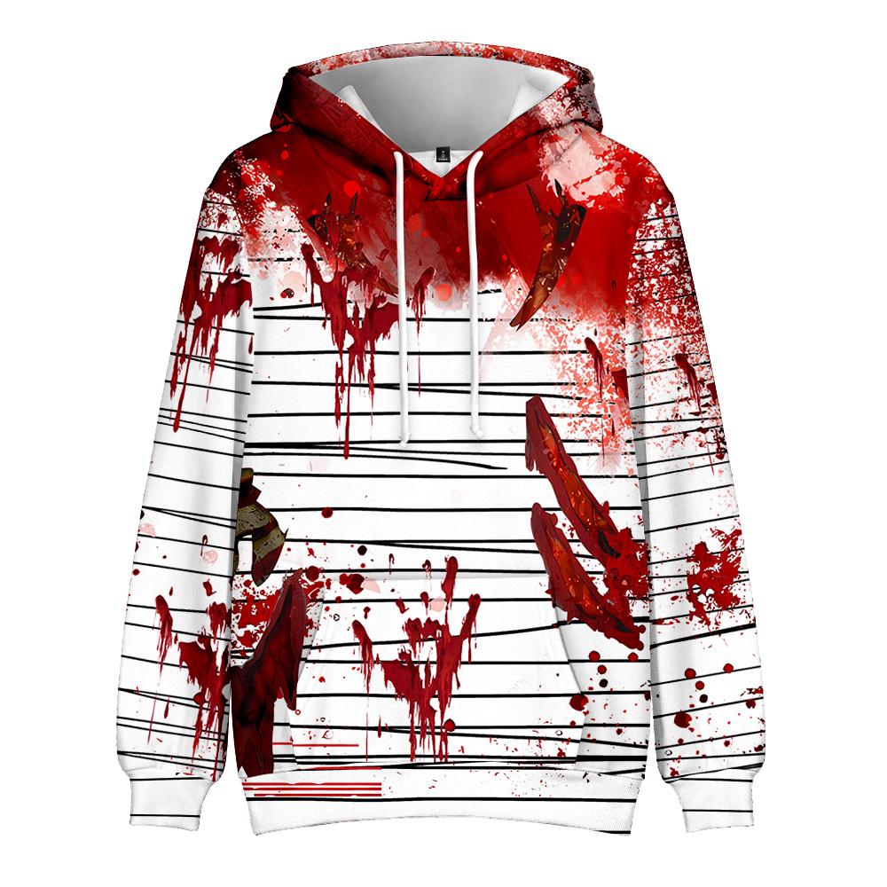Women Men Fashion for Fans of Halloween Sweatshirt Outdoor Sport Cosplay Pullovers Hoodie Cosplay Costume