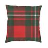 Federa per cuscino con motivo a quadri tartan Golf GTI Decorazione di lusso geometrica testurizzata Decorazione Cuscino Salotto Federa quadrata