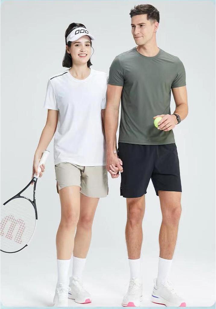 2024 Men's Quick-Dry Short Sleeve Running T-shirt: Round Neck, Outdoor Fitness Training Top