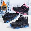 Vinter Anti-skli for barn Slitebestandig Fasjonable Velvet Varm Utendørs High Top Bomullssko Snøstøvler Sports- og fritidssko