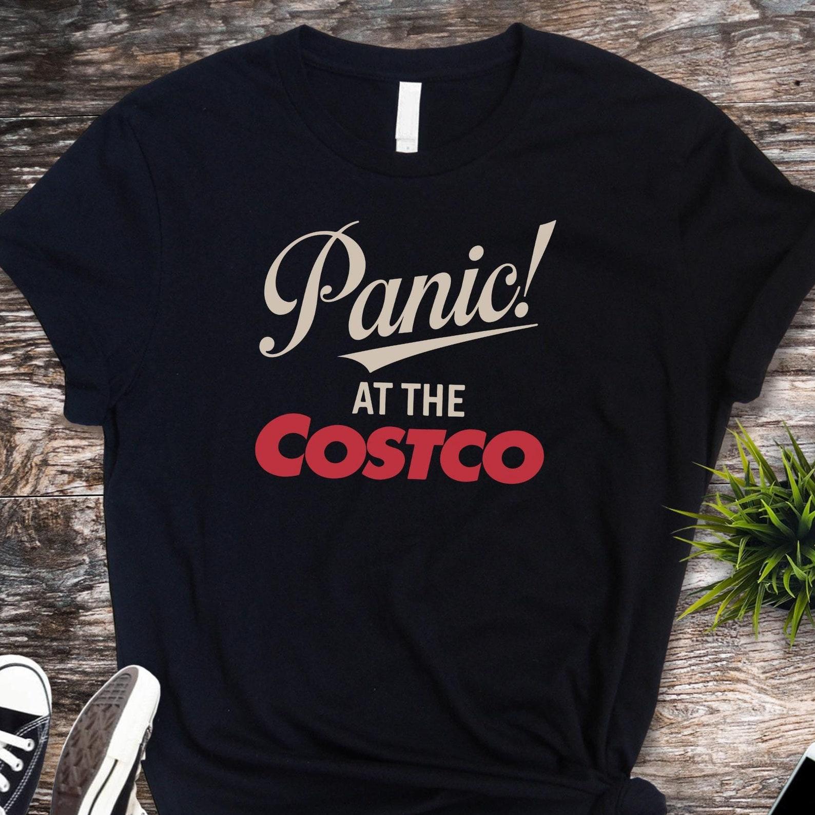 Panic! At The Costco T-Shirt: Funny Band Mashup Tee S