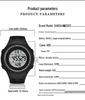 Sanda Youth Fashionable Waterproof Electronic Wristwatch for Men
