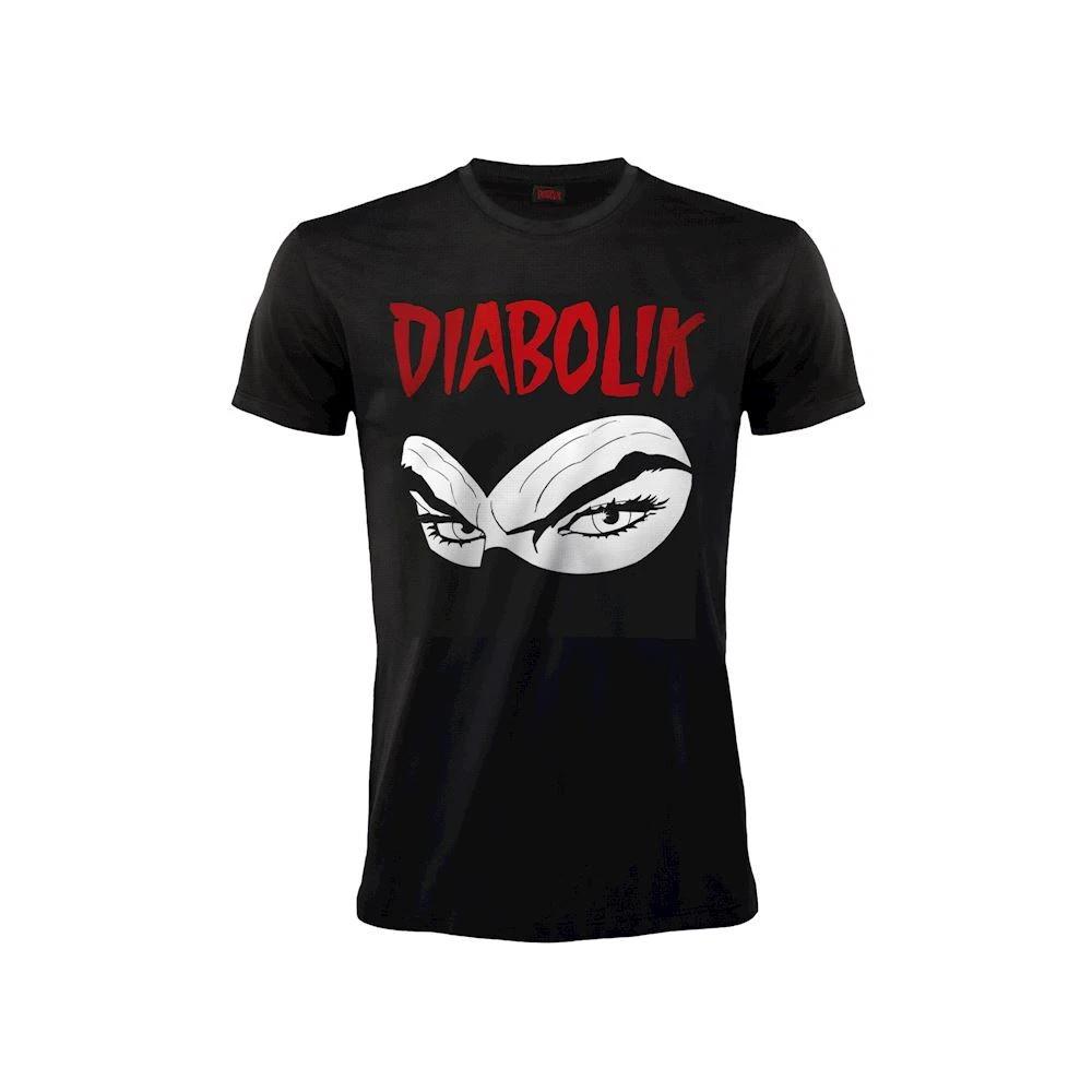 Diabolik Original Mask Official T-Shirt Jersey T-Shirt Black- S