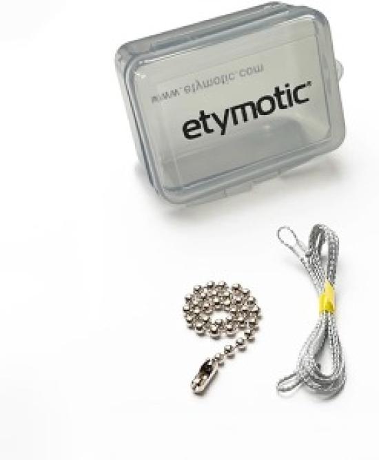 Bouchons d'oreille Etymotic série ER20XS Embouts à 3 brides taille standard S Transparent 1 paire Réduction du bruit Authentique ER20XS-SMF-C