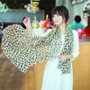 Women Thin Chiffon Cute Kitten Long Scarf Air-conditioned Shawl in Spring Summer