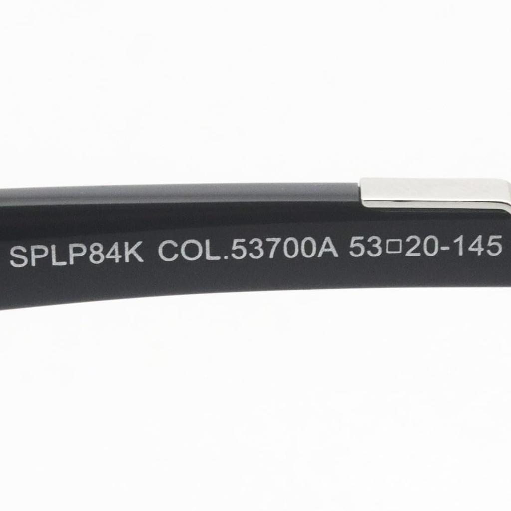 POLICE sunglasses SPLP84K 700A 53 size Shiny Black Asian Fit Light Blue