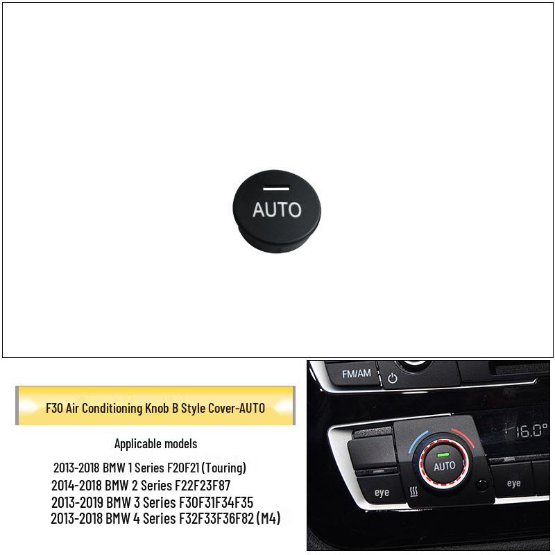 BMW 1 & 3 Series Air Conditioning Button & Audio Knob Cover (318, 320i, F30/F35)