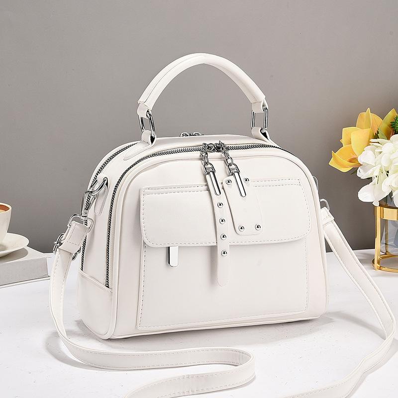 

Новая женская маленькая квадратная сумка, портативная сумка через плечо, сумка-мессенджер. 25*10*19cm белый