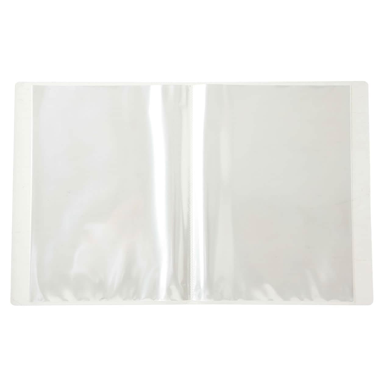 MUJI Polypropylene Soft Film Clear 20 NCE14A1A Holder, Semi-Transparent, A4, Pockets,