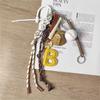 Color Baseball Baseball Bag Charm Keychain Stylish Accessory for Bags and Keys Sturdy Climbing Rope Materials Use