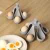 Food Grade Silicone Egg Boiler Rack Boiled Egg Cooker with Anti-Scald Handle Kitchen Gadget for Cooking Eggs