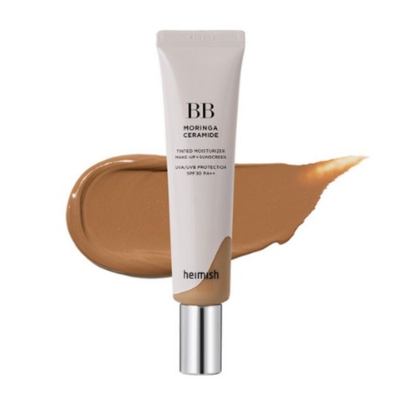 heimish Moringa Ceramide BB Cream SPF30 PA++ 30ml Hydrating Korean Foundation Natural Coverage Makeup