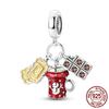 New In Copper Charm Pendants Bead Fits Genuine Bracelets Necklaces DoItYourself Woman Jewellery Gifts For Women Friend