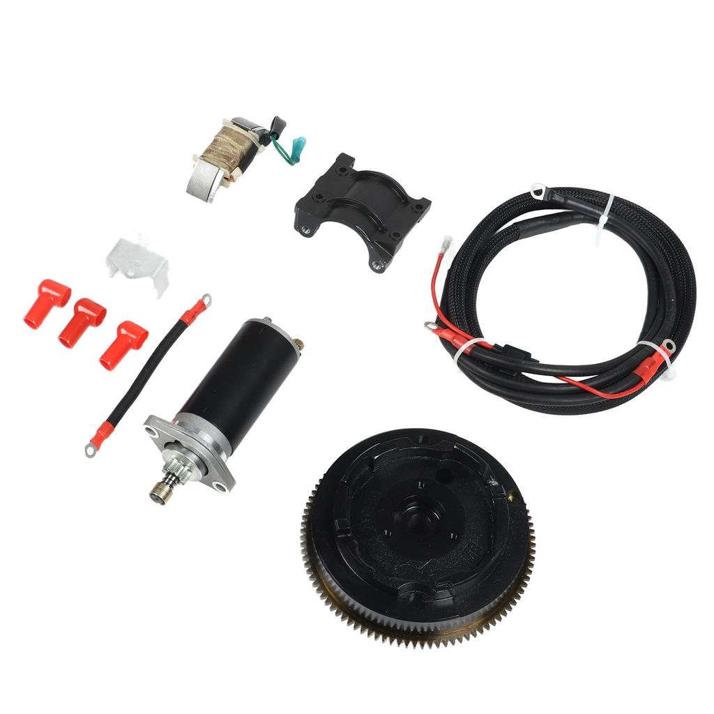 Outboard Motor Electric Start Kit 682 81800 12 Flywheel Rectifier Relay Switch Coil Conversion Kit