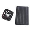 Solar Panel Fan Kit 15W 12V Exhaust Fan with 4.9ft Cable Window Vent Fan for Small Green House Coops Sheds Pet Houses