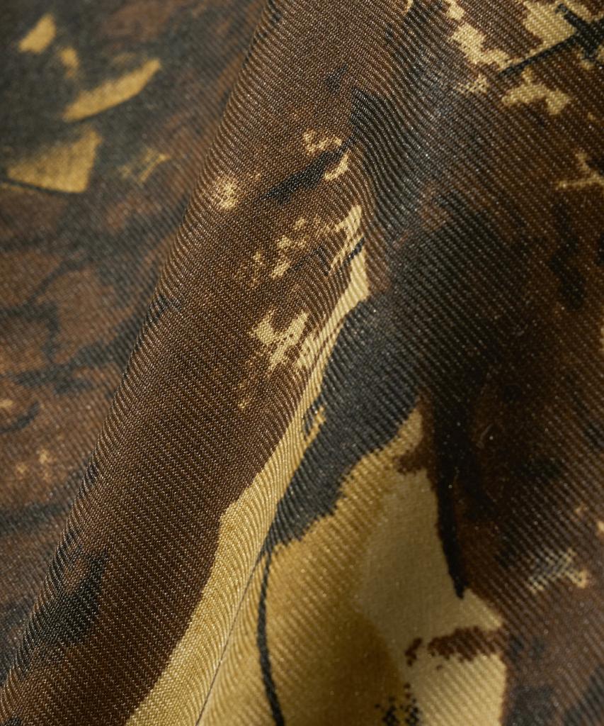 BROWNBREATH Tag Camouflage Banding Pants - Brown