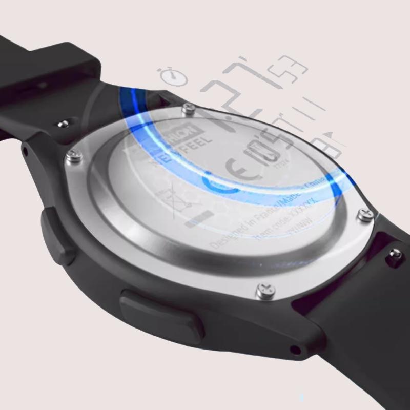 DECATHLON W100 M Series Electronic Movement Resin Strap National Watch Unisex Grey Dial