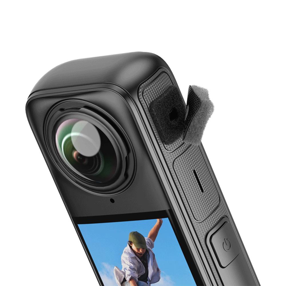 VRIG Mic Wind Muff Microphone Windscreen Microphone Windshield Replacement for Insta360 X4 X3 Accessories