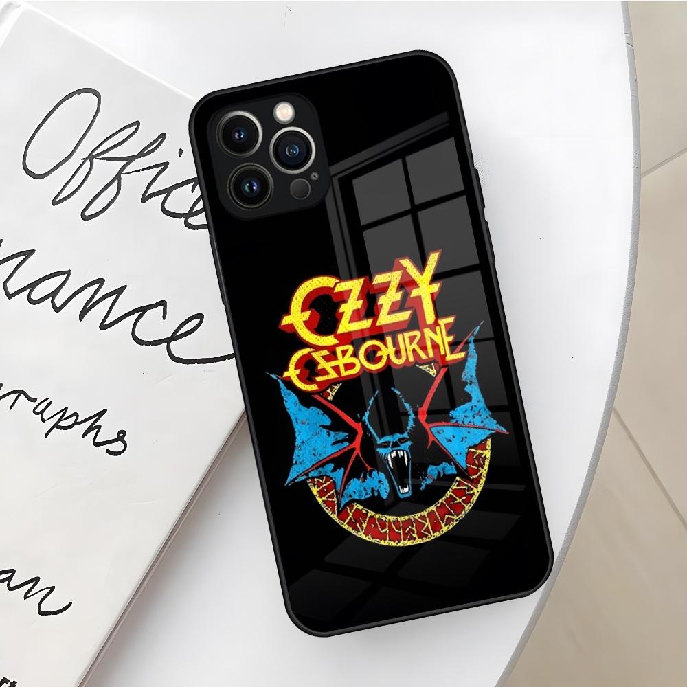 Rock Band O-Ozzy Osbourne Phone Case for Iphone 16 15 14 12 11 13 Pro Max Mini X Xr Xs Se 8 Puls Glass Cover
