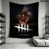 Dead by Daylight Wall Hanging Printed Fabric Blanket Decorative Tapestries for Bedroom Living Room Home Decor