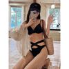 Special Japanese and Korean Sexy Spice Girls Swimsuit Women's Triangle Bikini Small Breasts Gather Beach Vacation Swimsuit Women