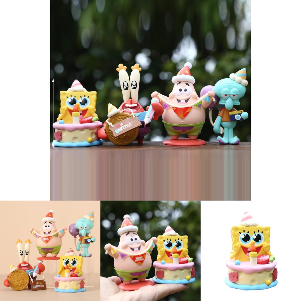 Spongebob Squarepants Pvc Toy Model For Kids Gift And Creative Play