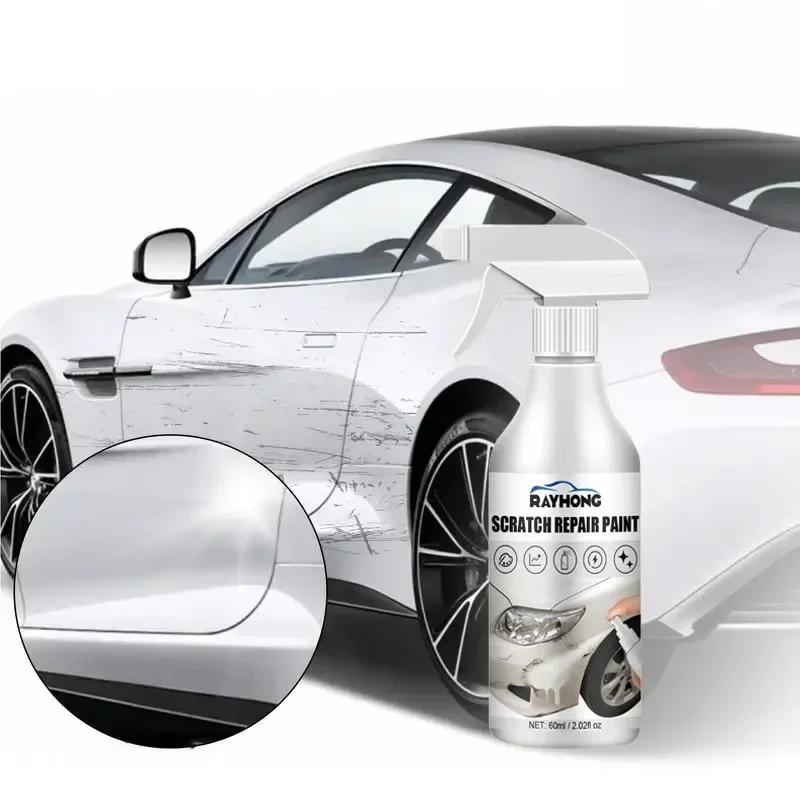 Car Scratch Repair Spray Anti Scratch Coating Paint Care Agent Clean The Dirt Auto Scratch Removal Polishing Tool White