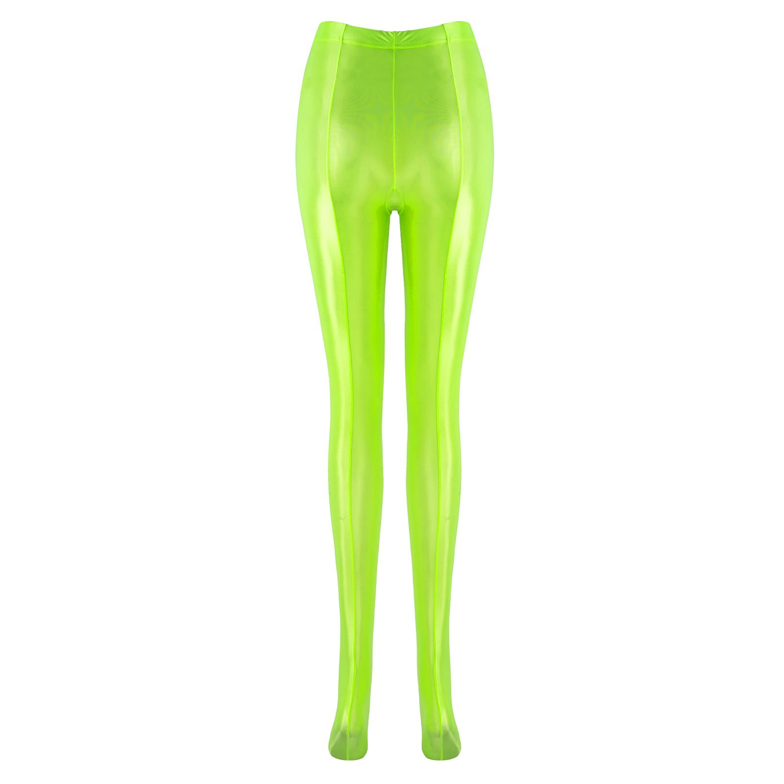 

Womens Shiny Ballet Yoga Leggings Training Fitness Workout Dance Tights Pants M