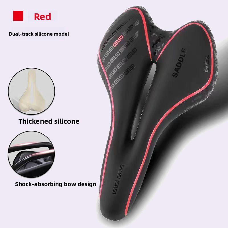 Super Soft Comfortable Bicycle Seat Cushion Accessory for Road Bike Ventilation Function Bike Accessory Mountain Bikes Seat