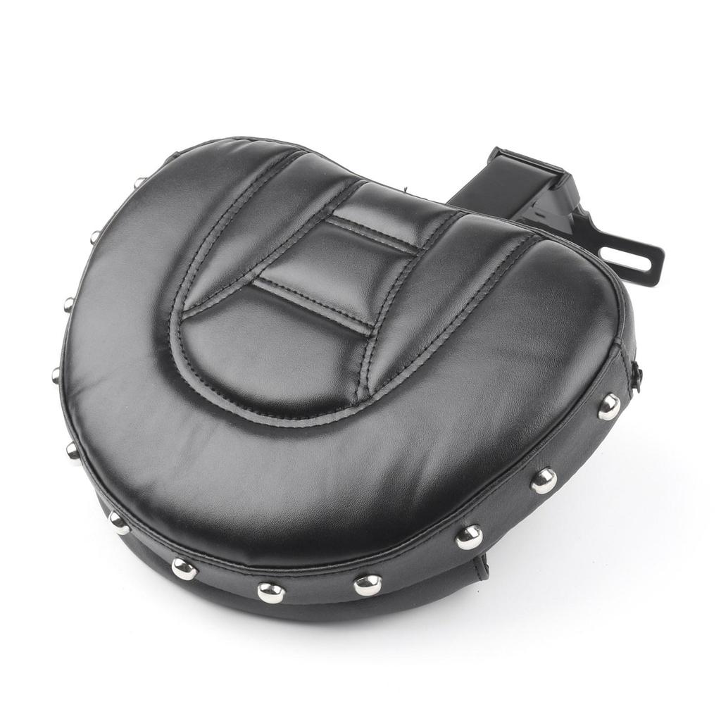 Cuscino Schienale Passeggero Sedile Guidatore Per 07-17 Fatboy FLSTF Heritage Softail BK