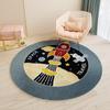Children's Room Round Carpet Cushion Bedroom Study Rocking Chair Hanging Basket Cushion Cartoon Animal Carpet Tatami Home Mat